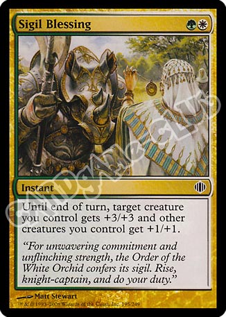 195 / 249 Sigil Blessing comune (EN) -NEAR MINT-