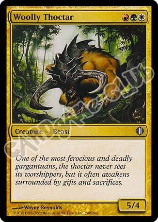 209 / 249 Woolly Thoctar non comune (EN) -NEAR MINT-