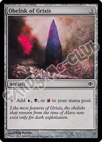 214 / 249 Obelisk of Grixis comune (EN) -NEAR MINT-