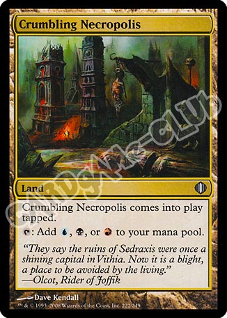 222 / 249 Crumblin Necropolis non comune (EN) -NEAR MINT-