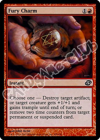 100 / 165 Fury Charm comune (EN) -NEAR MINT-