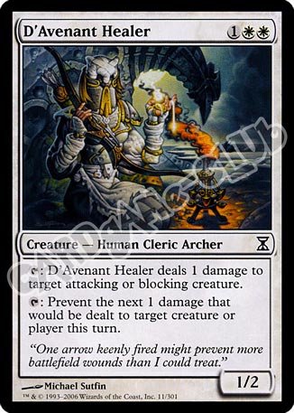 011 / 301 D'Avenant Healer comune (EN) -NEAR MINT-