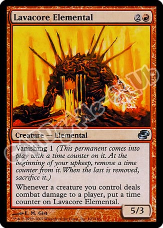 103 / 165 Lavacore Elemental non comune (EN) -NEAR MINT-