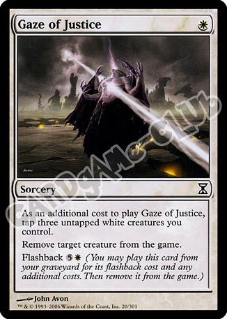 020 / 301 Gaze of Justice comune (EN) -NEAR MINT-