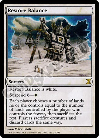 038 / 301 Restore Balance rara (EN) -NEAR MINT-