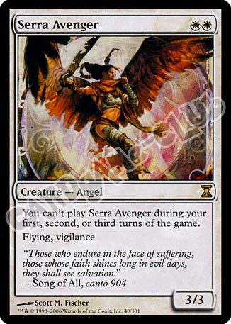 040 / 301 Serra Avenger rara (EN) -NEAR MINT-