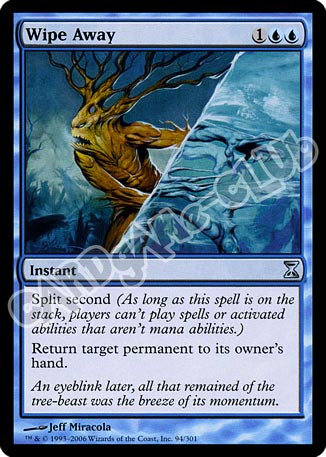 094 / 301 Wipe Away non comune (EN) -NEAR MINT-