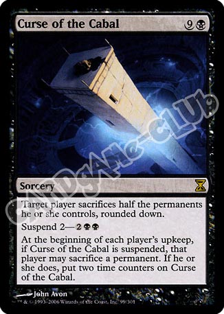 099 / 301 Curse of the Cabal rara (EN) -NEAR MINT-