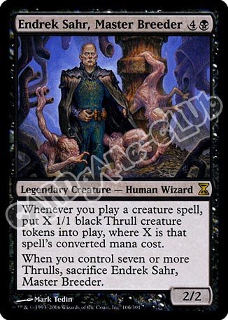 106 / 301 Endrek Sahr, Master Breeder rara (EN) -NEAR MINT-