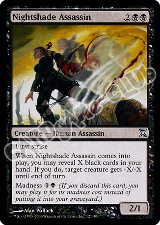 121 / 301 Nightshade Assassin non comune (EN) -NEAR MINT-