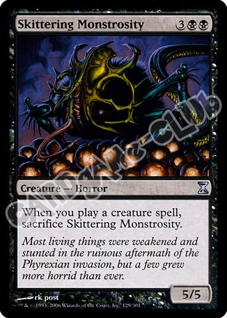 129 / 301 Skittering Monstrosity non comune (EN) -NEAR MINT-
