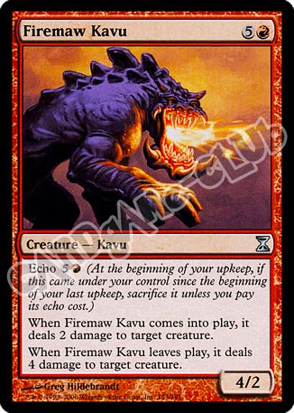 153 / 301 Firemaw Kavu non comune (EN) -NEAR MINT-