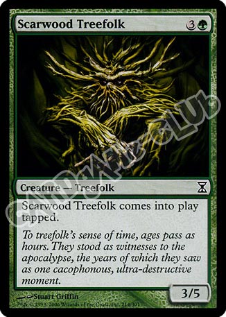 214 / 301 Scarwood Treefolk comune (EN) -NEAR MINT-