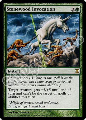 223 / 301 Stonewood Invocation rara (EN) -NEAR MINT-