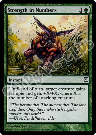 224 / 301 Strength in Numbers comune (EN) -NEAR MINT-