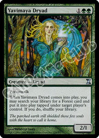 235 / 301 Yavimaya Dryad non comune (EN) -NEAR MINT-