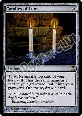 250 / 301 Candles of Leng rara (EN) -NEAR MINT-