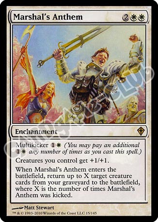 015 / 145 Marshal's Anthem rara (EN) -NEAR MINT-