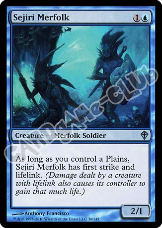 036 / 145 Sejiri Merfolk non comune (EN) -NEAR MINT-