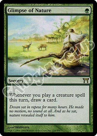 210 /306 Glimpse of Nature rara (EN) -NEAR MINT-