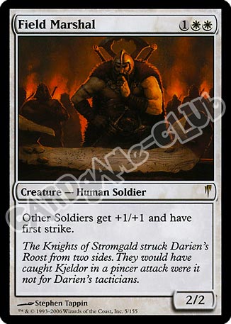 005 / 155 Field Marshal rara (EN) -NEAR MINT-