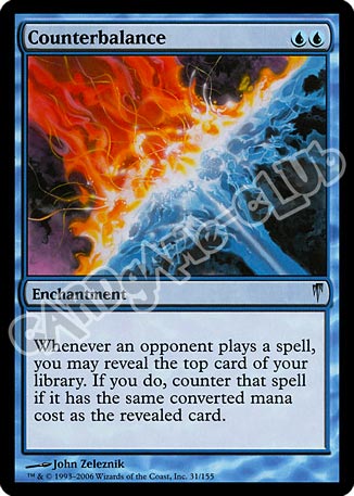 031 / 155 Counterbalance non comune (EN) -NEAR MINT-