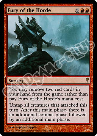 081 / 155 Fury of the Horde rara (EN) -NEAR MINT-