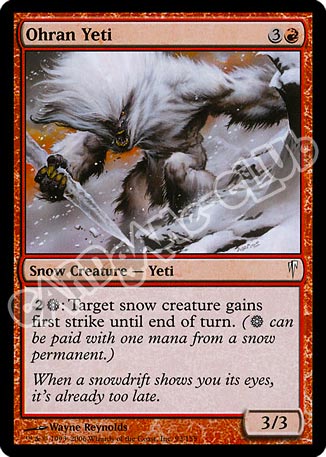 093 / 155 Ohran Yeti comune (EN) -NEAR MINT-