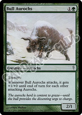 107 / 155 Bull Aurochs comune (EN) -NEAR MINT-