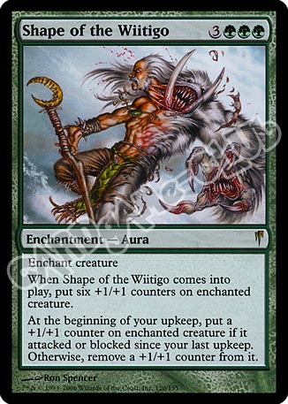 120 / 155 Shape of the Wiitigo rara (EN) -NEAR MINT-