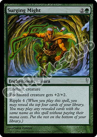 125 / 155 Surging Might comune (EN) -NEAR MINT-