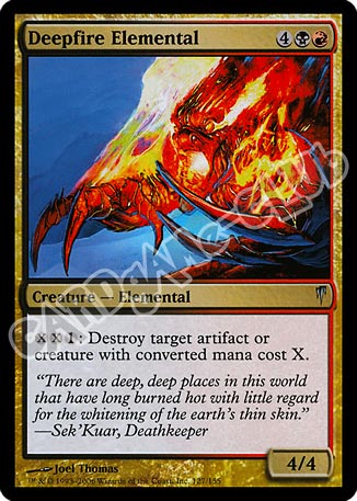 127 / 155 Deepfire Elemental non comune (EN) -NEAR MINT-