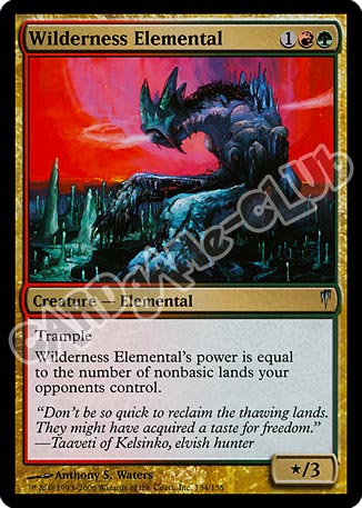 134 / 155 Wilderness Elemental non comune (EN) -NEAR MINT-