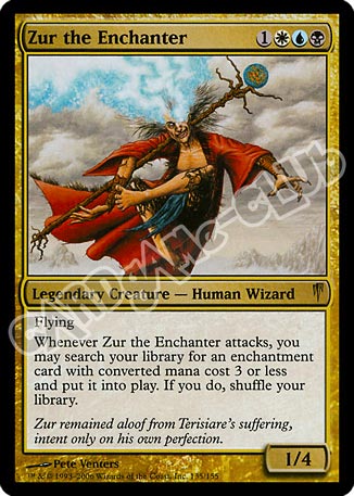 135 / 155 Zur the Enchanter rara (EN) -NEAR MINT-