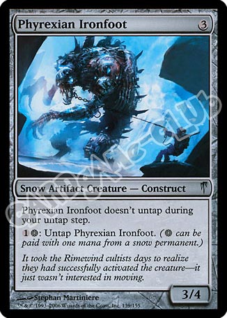139 / 155 Phyrexian Ironfoot non comune (EN) -NEAR MINT-