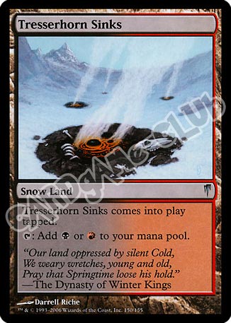 150 / 155 Tresserhorn Sinks non comune (EN) -NEAR MINT-