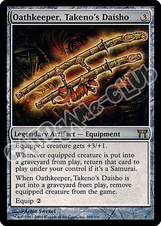 265 /306 Oathkeeper, Takeno's Daisho rara (EN) -NEAR MINT-