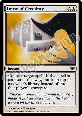 009 / 145 Lapse of Certainty comune (EN) -NEAR MINT-