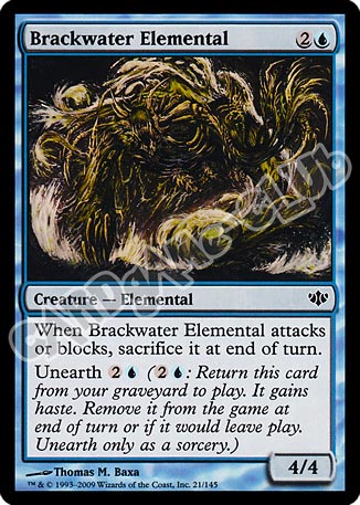 021 / 145 Brackwater Elemental comune (EN) -NEAR MINT-