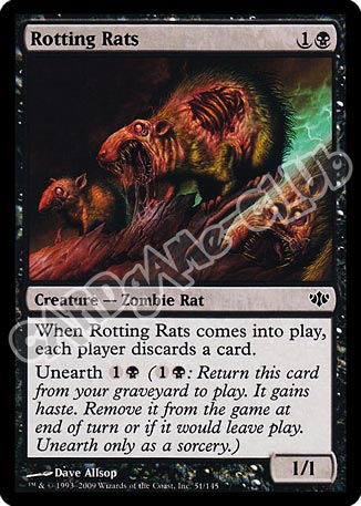 051 / 145 Rotting Rats comune (EN) -NEAR MINT-