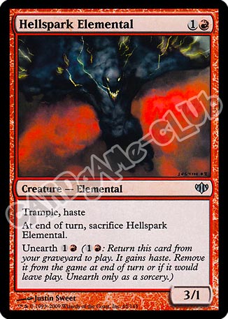 065 / 145 Hellspark Elemental non comune (EN) -NEAR MINT-