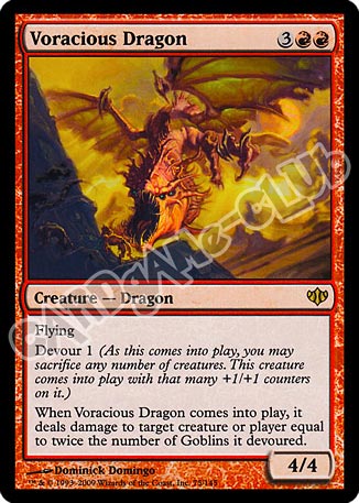 075 / 145 Voracious Dragon rara (EN) -NEAR MINT-