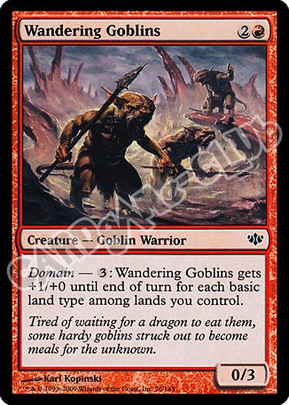 076 / 145 Wandering Goblins comune (EN) -NEAR MINT-