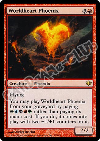 077 / 145 Worldheart Phoenix rara (EN) -NEAR MINT-