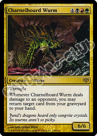 100 / 145 Charnelhoard Wurm rara (EN) -NEAR MINT-