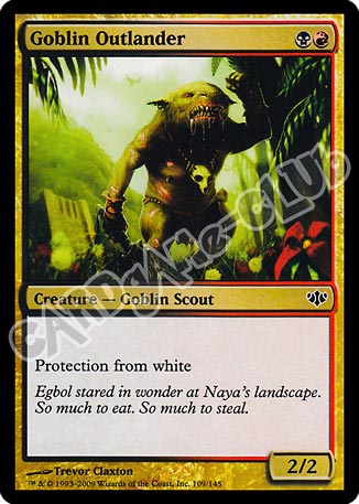 109 / 145 Goblin Outlander comune (EN) -NEAR MINT-