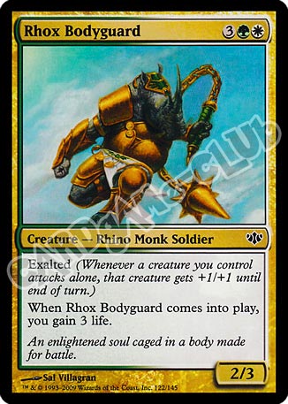 122 / 145 Rhox Bodyguard comune (EN) -NEAR MINT-