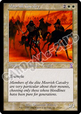 011 / 121 Moorish Cavalry rara (EN) -NEAR MINT-