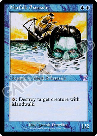 025 / 121 Merfolk  Assassin rara (EN) -NEAR MINT-