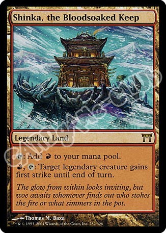 282 /306 Shinka, Bloodsoaked Keep rara (EN) -NEAR MINT-